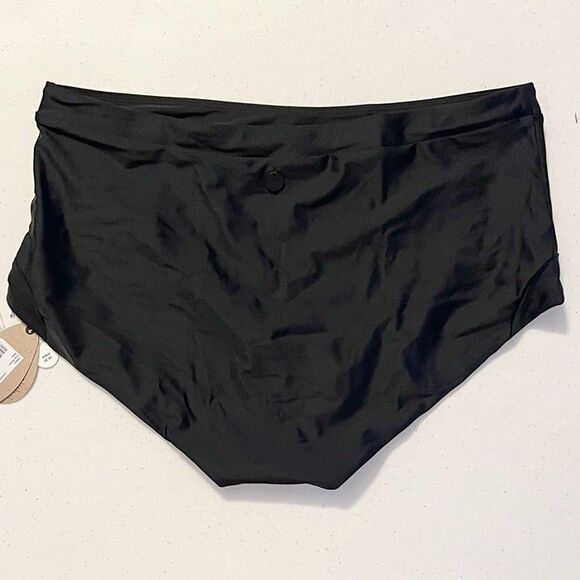 PrAna NWT Sz XL Black Milan High Waist Bikini Bottom - Picture 7 of 7